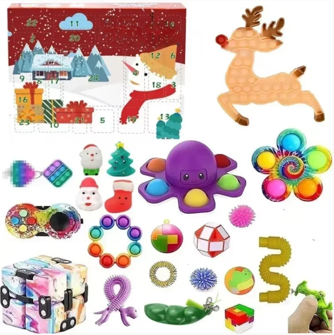 JoyfulCountdown - Magical Kids Advent Calendar with Sensory Toys