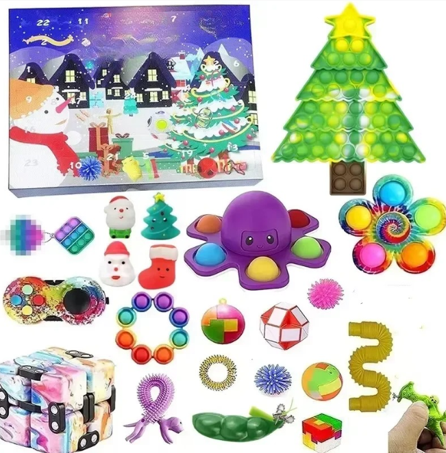 JoyfulCountdown - Magical Kids Advent Calendar with Sensory Toys