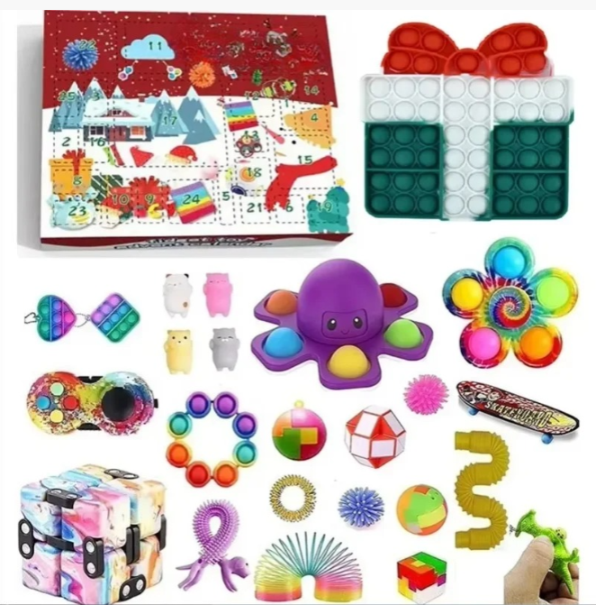 JoyfulCountdown - Magical Kids Advent Calendar with Sensory Toys