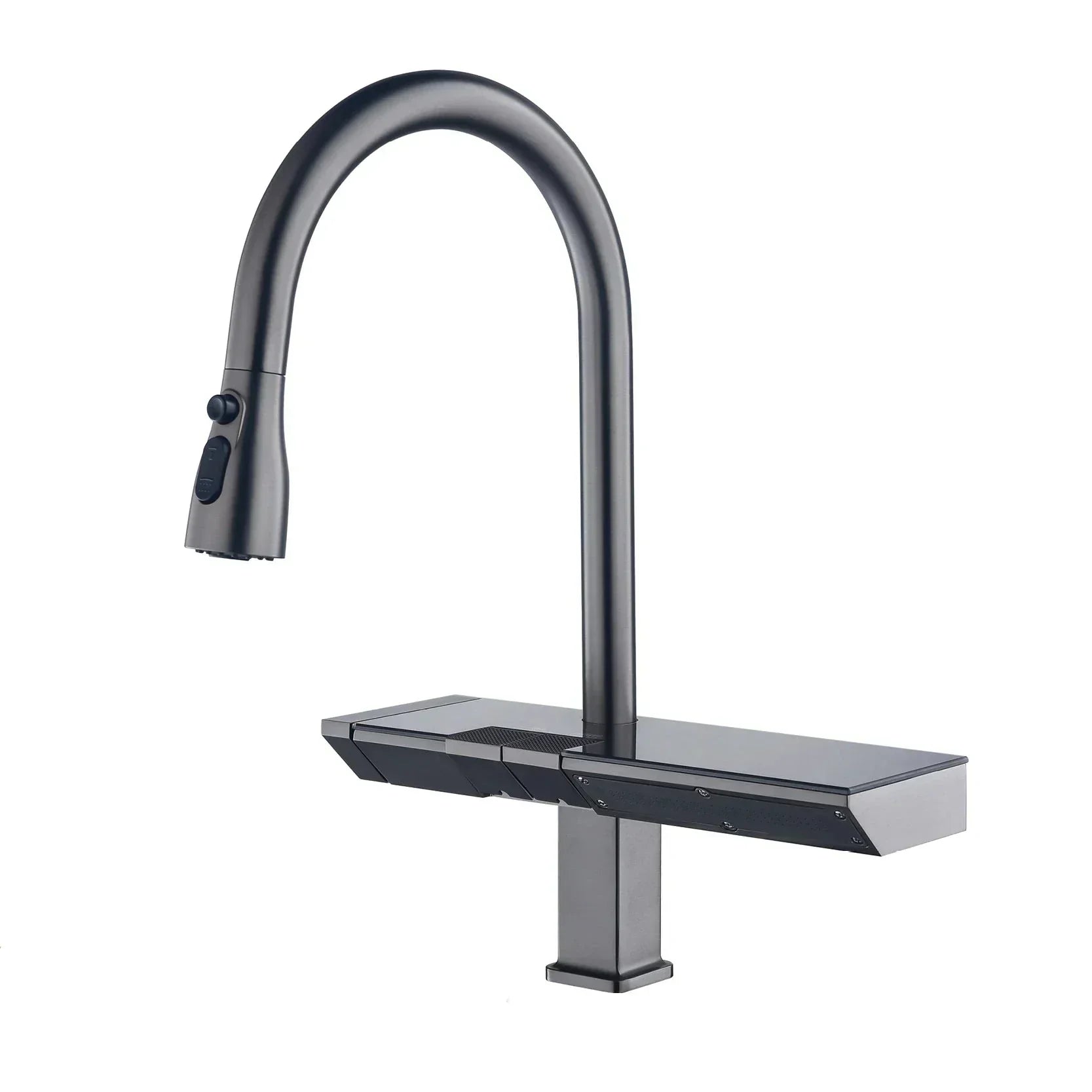 GleamFlow - Stylish Digital Kitchen Tap in Chrome