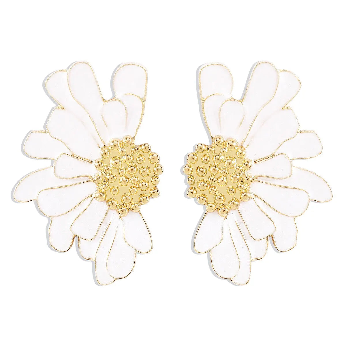 BloomGaze Earrings - Bold Petal Statement Earrings
