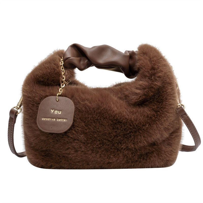 Fluffy - Soft Plush Handbag
