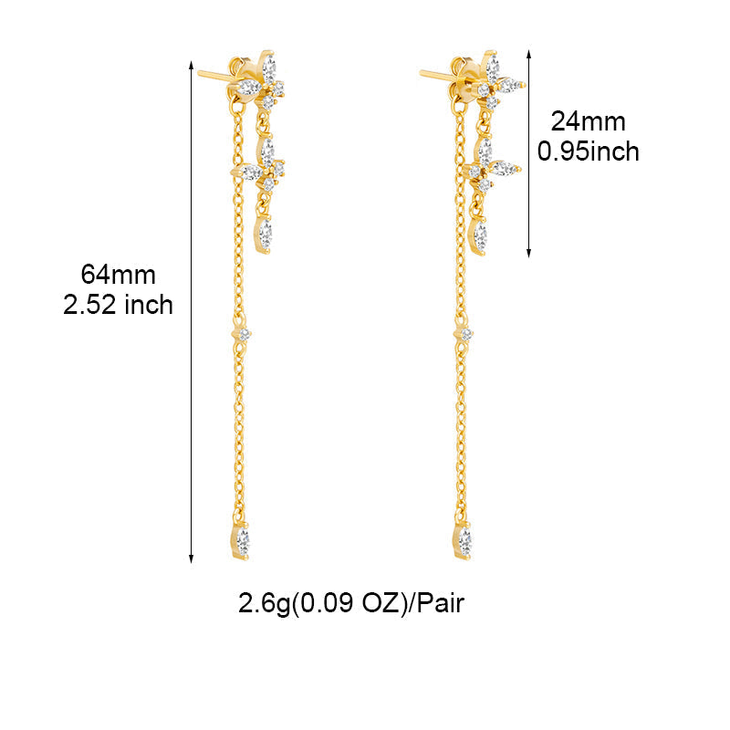 Elodie Drop Earrings - Timeless Cubic Zirconia Drops