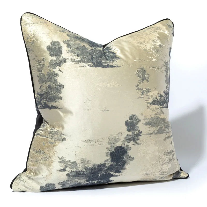 LuminaRest Cushion Cover - Abstract Art Design