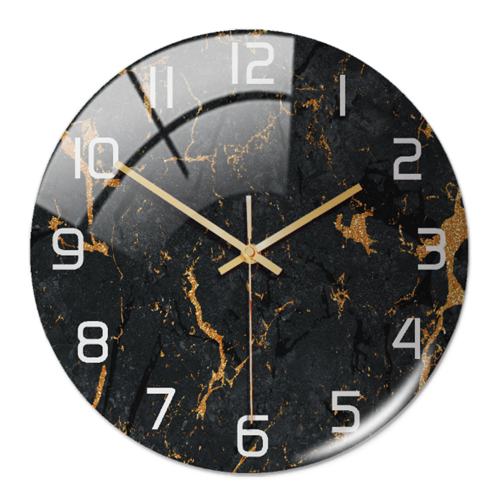 Marble Silent Wall Clock - Modern Stylish Decor