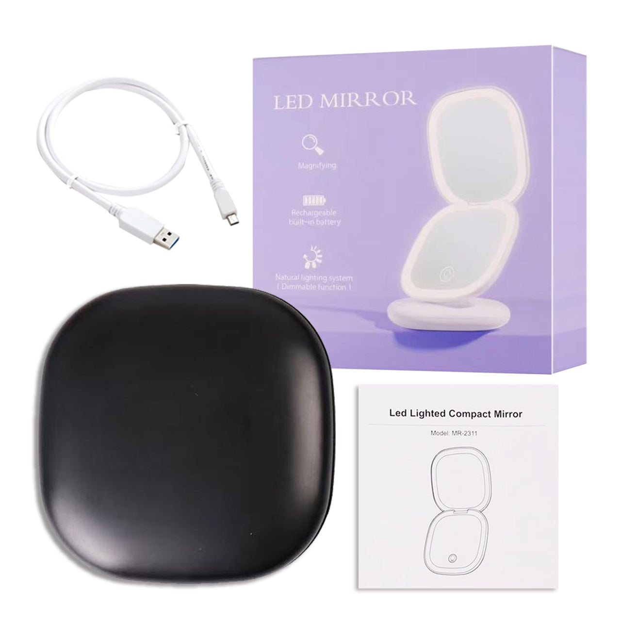 GlowMirror - LED Lighted Beauty Mirror