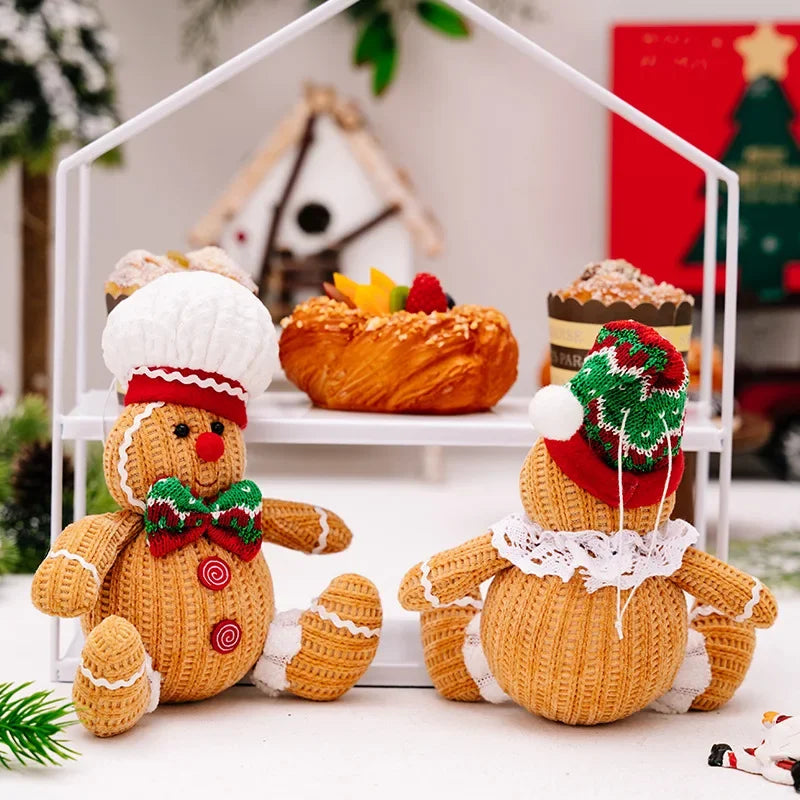 Gingerbread Man Ornament - Festive Christmas Hanger