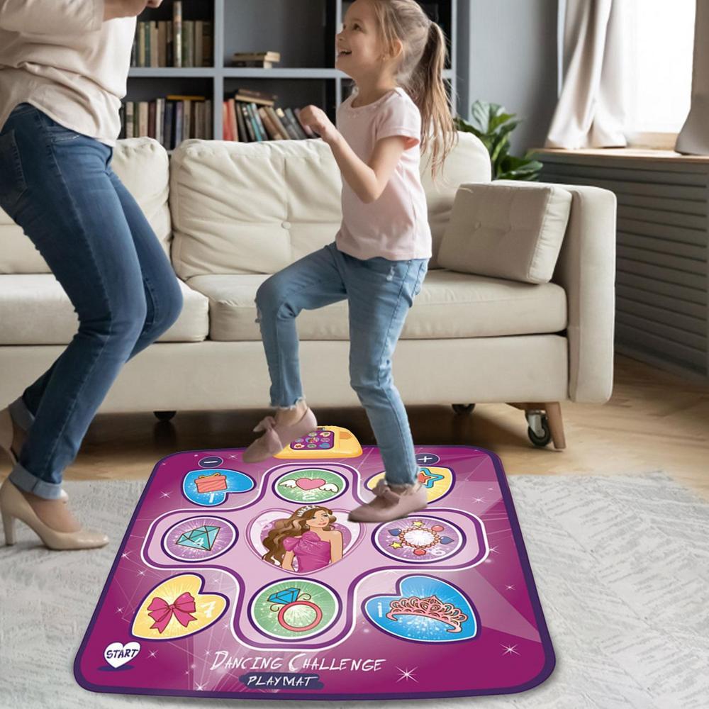 RhythmGlow - Interactive LED Dance Mat for Kids