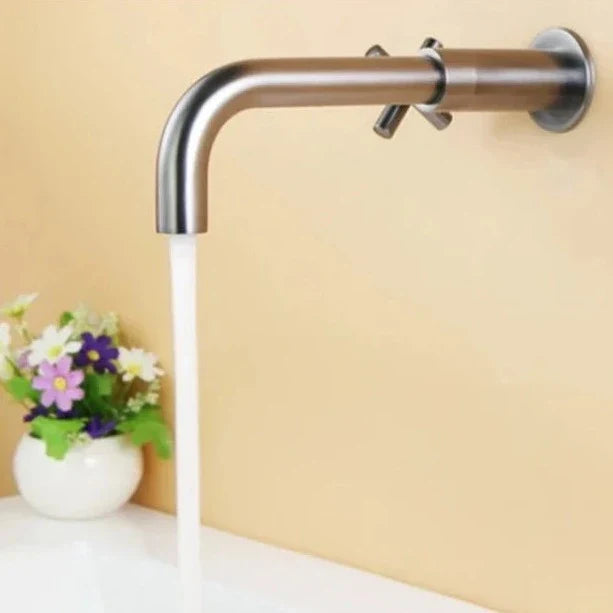 Waterfall Wall Faucet - Modern Stainless Basin Mixer