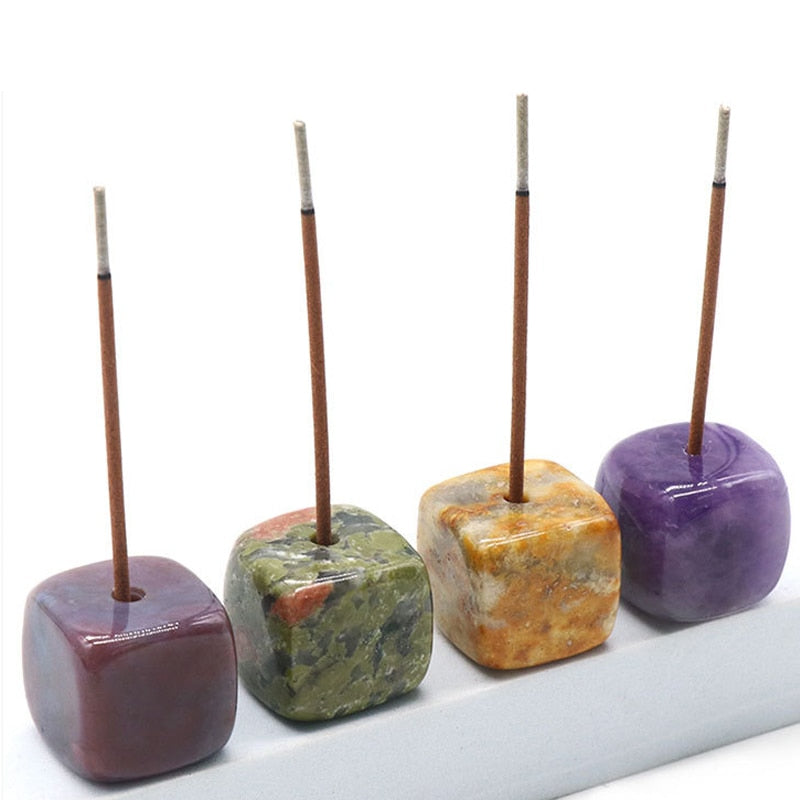 GemAura Incense Holder - Gemstone Incense Stick Holder for a Calm Home