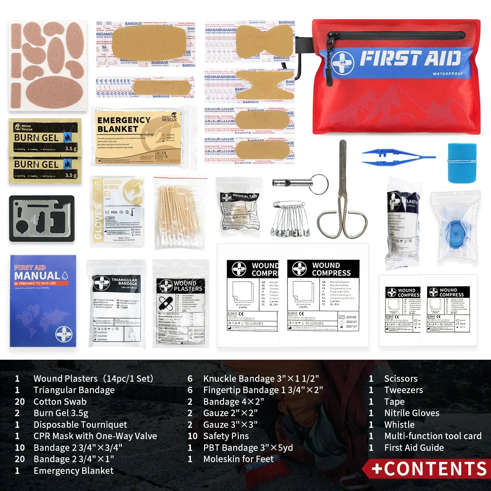 TrailGuard Lightweight First Aid Kit