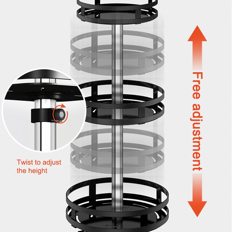 360° Rotating Storage Rack - Multifunctional Organizer