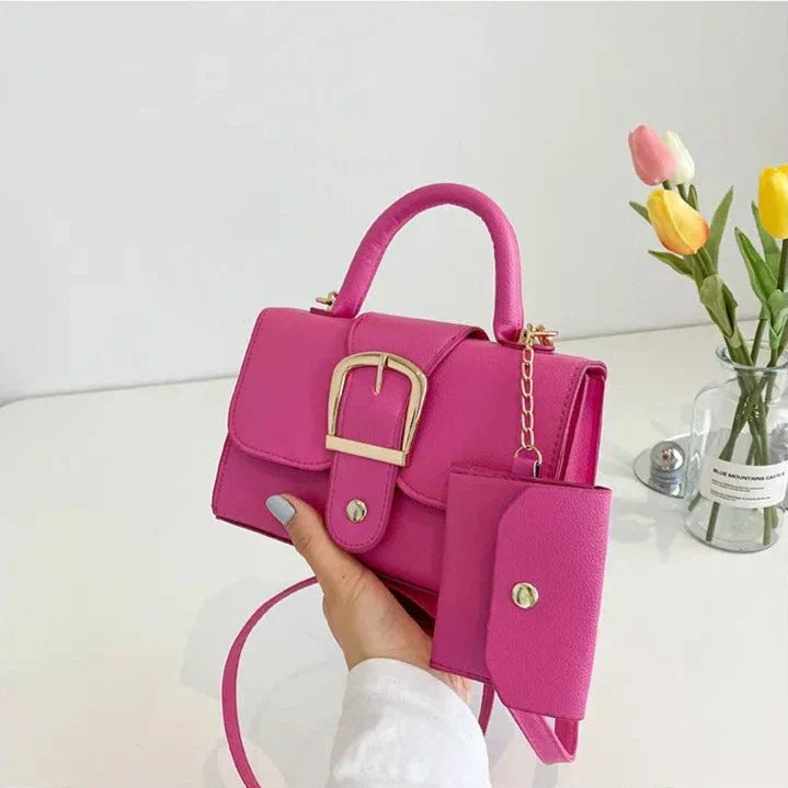VivaChic Handbag - Chic Faux Leather Everyday Bag