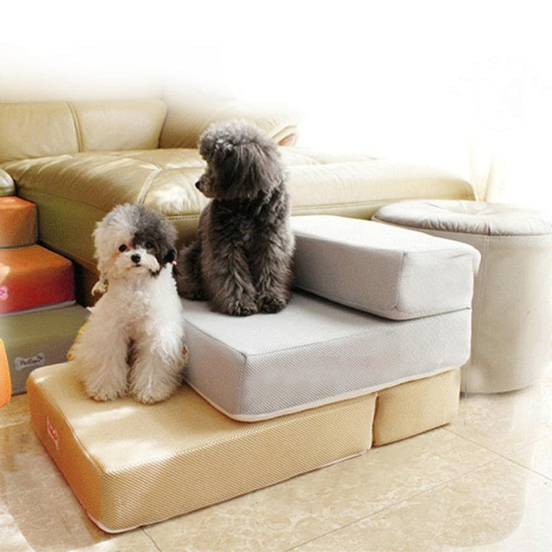 DogStep Pro - 2-Step Pet Stairs for Sofa and Bed