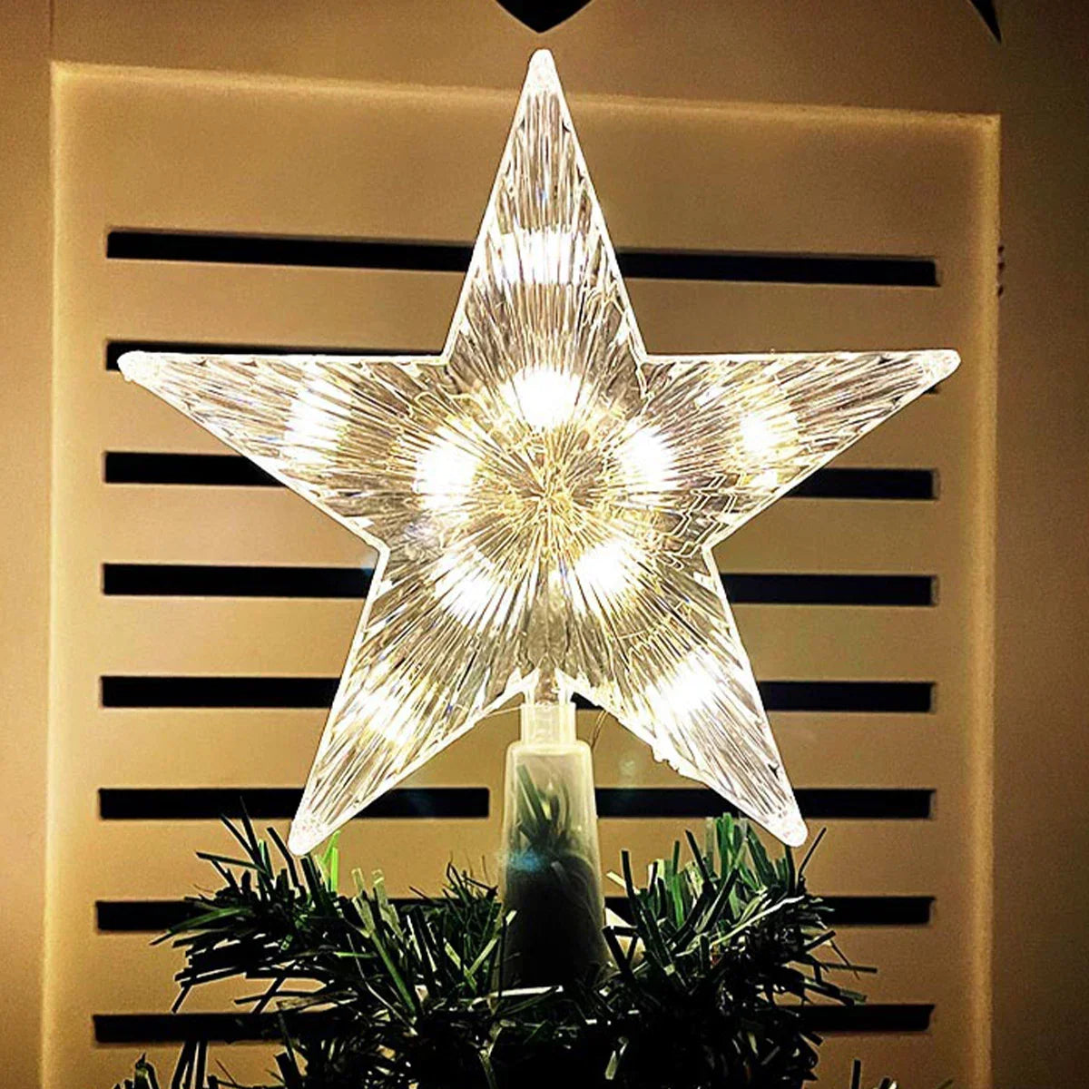Starlit - LED Christmas Tree Star Topper