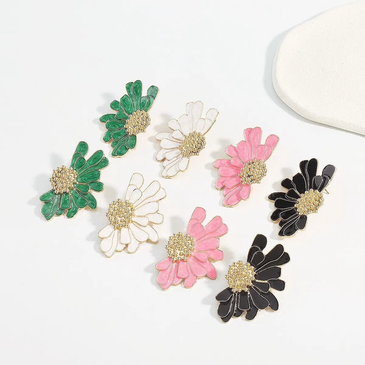 BloomGaze Earrings - Bold Petal Statement Earrings