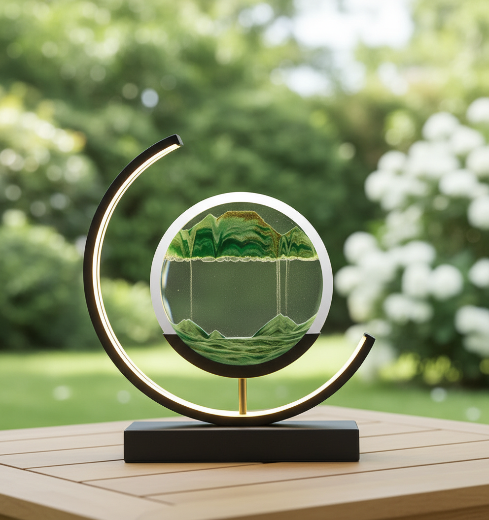 SerenityLamp | Table Lamp with Soothing Glow | Handcrafted Design for Relaxation 1
