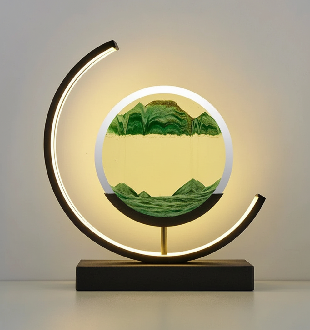 SerenityLamp | Table Lamp with Soothing Glow | Handcrafted Design for Relaxation 2