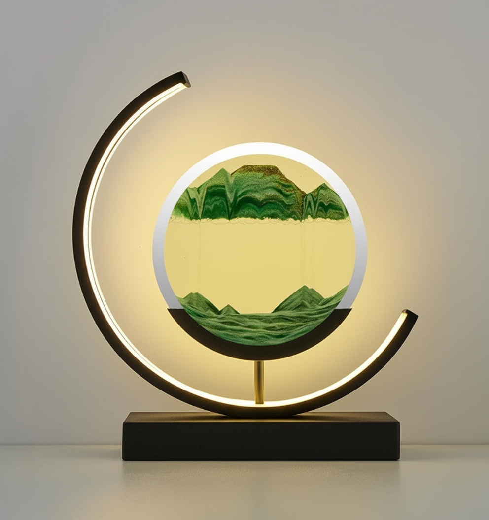 SerenityLamp | Table Lamp with Soothing Glow | Handcrafted Design for Relaxation 4