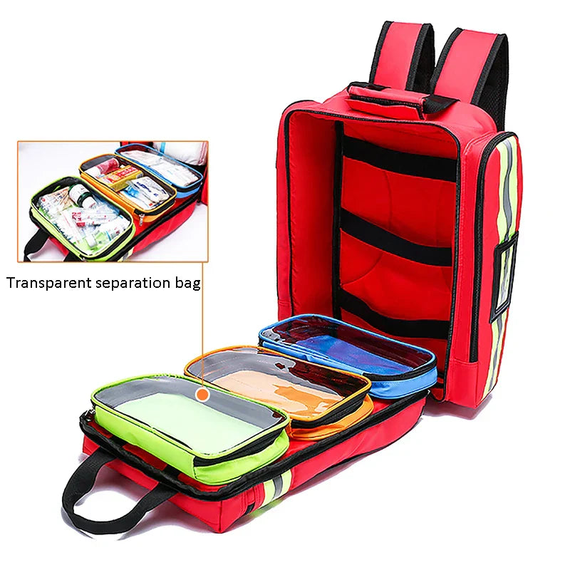RescueReady First Aid and Survival Backpack