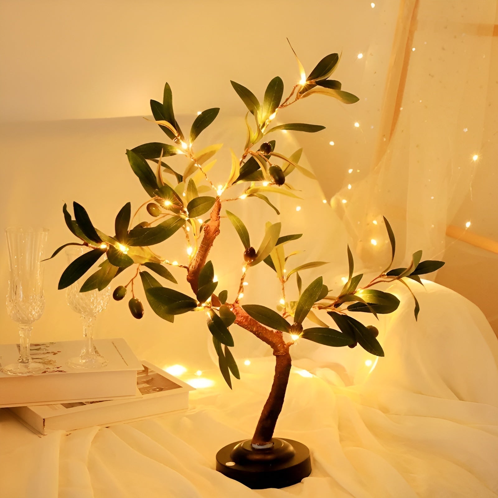 Sparkling Tree Lamp - Warm White LED Accent Light