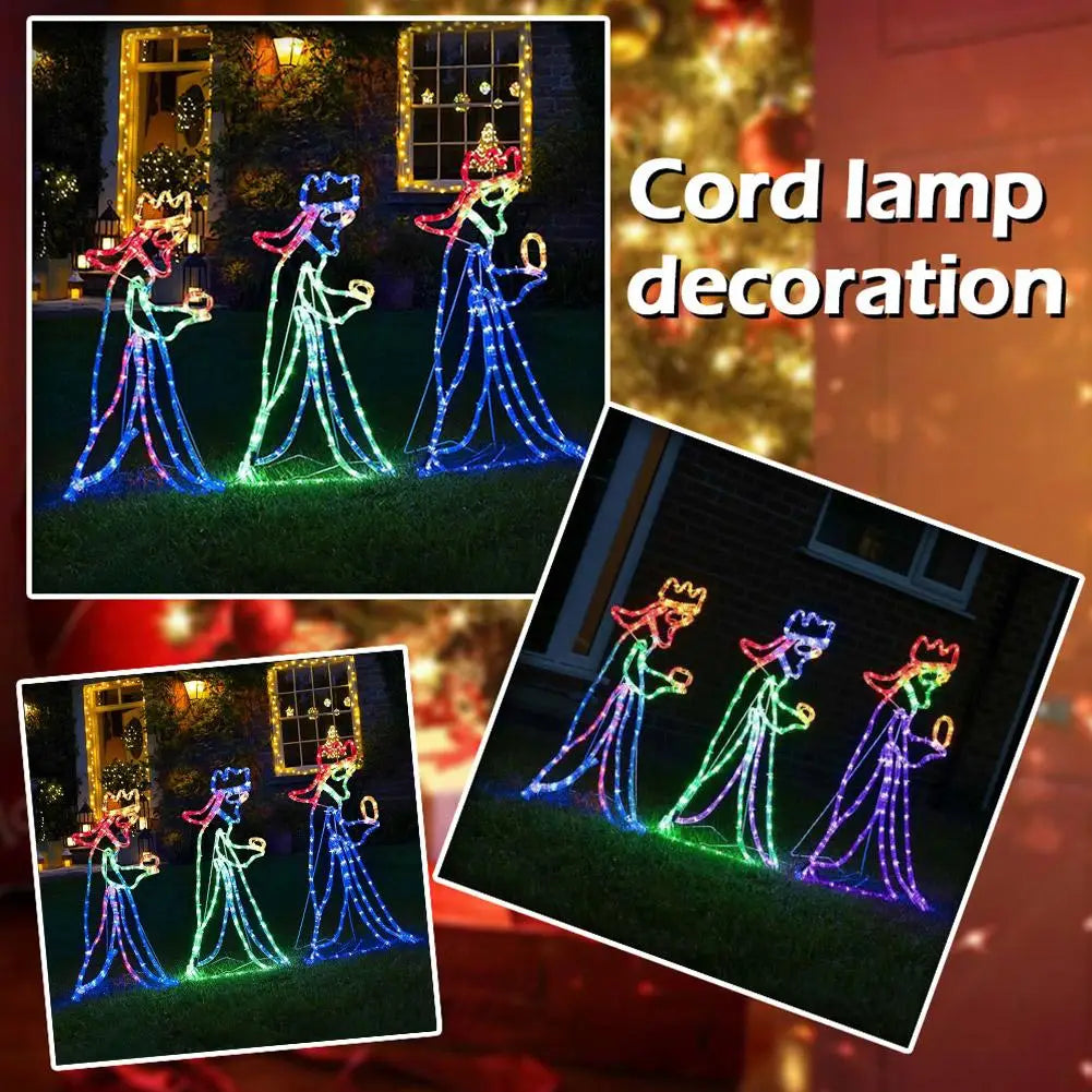 Beaconstar - LED Three Wise Men Christmas Decoration