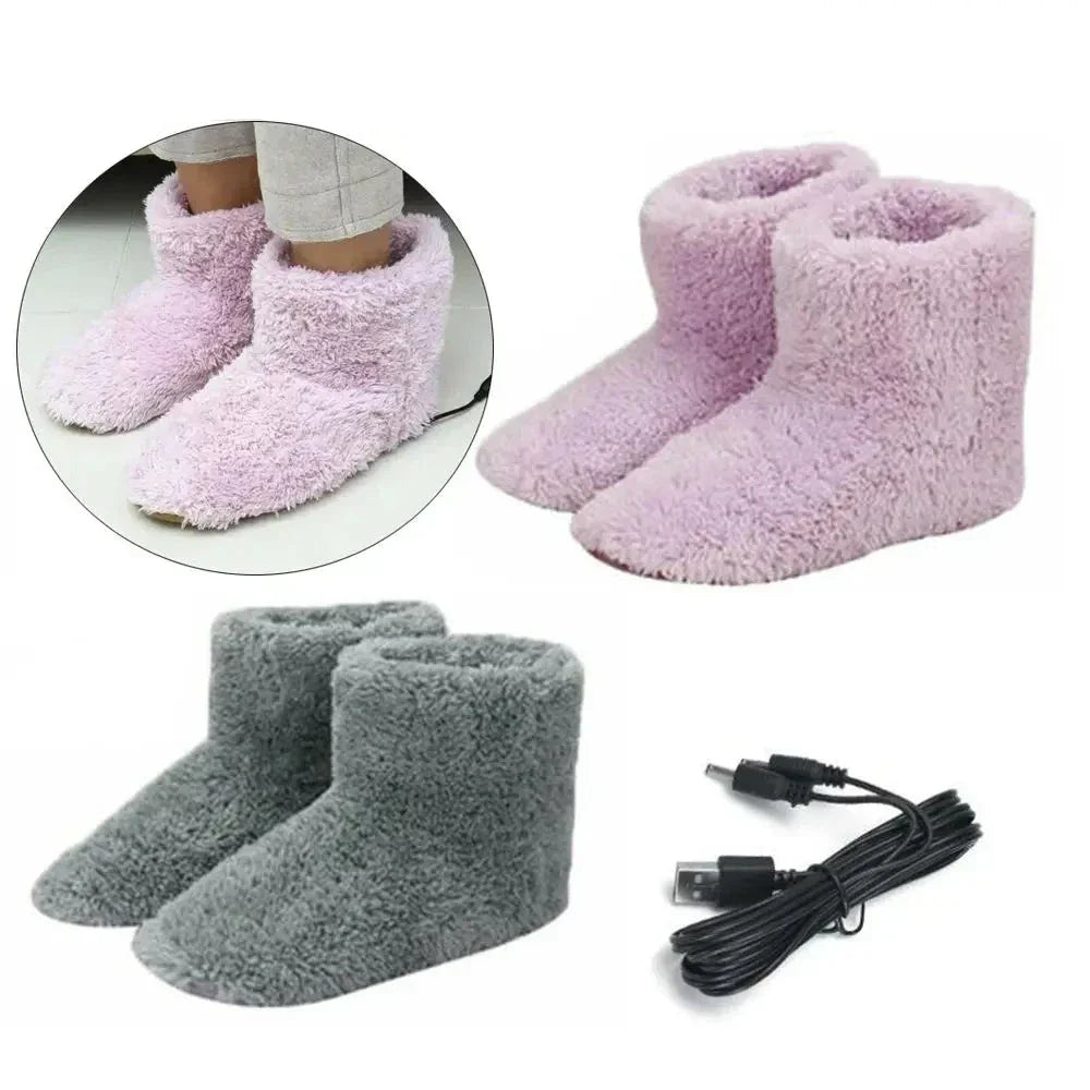 PillowStep Heated Slippers - Winter Warmth