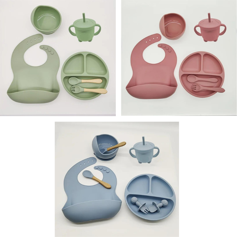 TinyBites Silicone Baby Feeding Set
