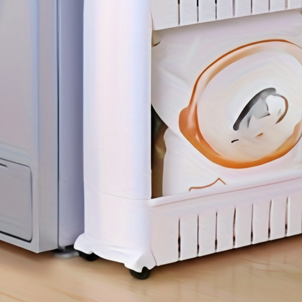 SlimGlide | Plastic Storage Organizer with Wheels for Easy Mobility | Space-Saving Cart for Tight Spaces 2