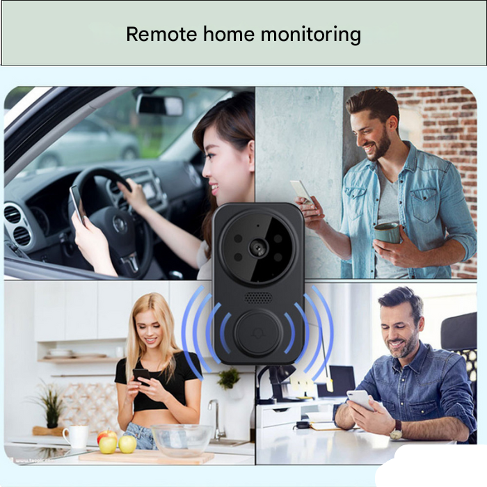 Smart Doorbell Camera | Wi-Fi Video Doorbell with HD Night Vision | Two-Way Audio for 24/7 Home Security 3