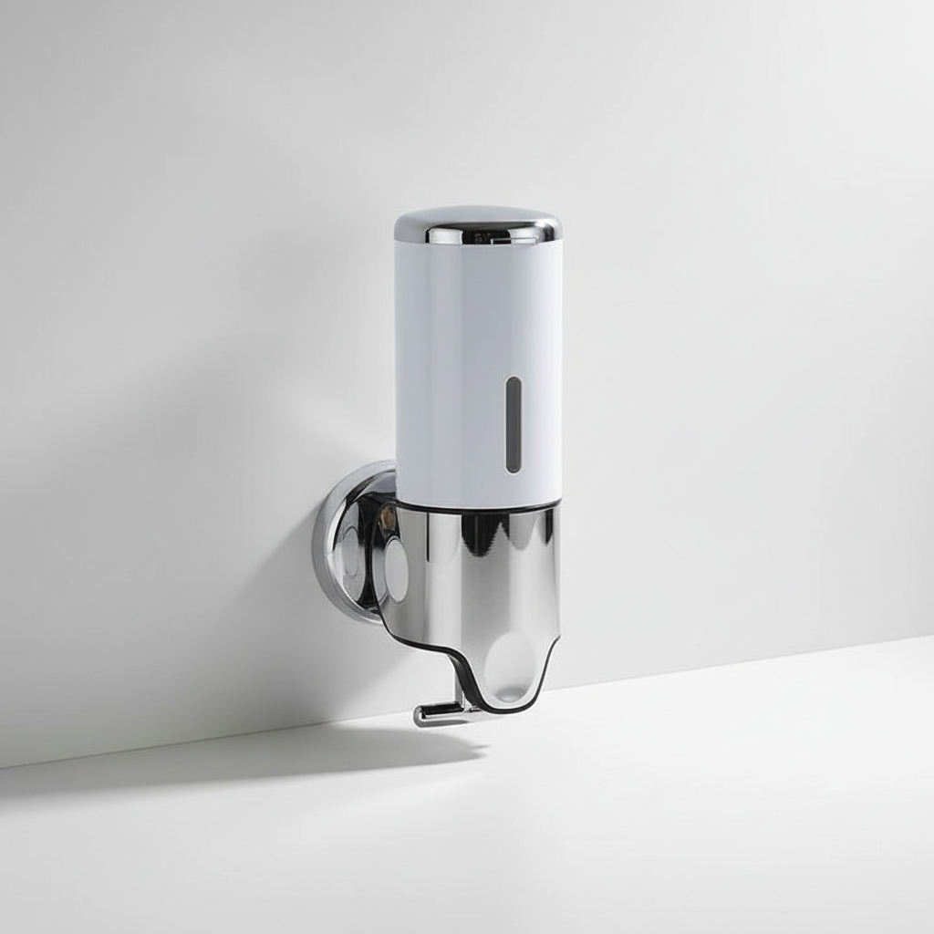 SoapGlide | Wall Mounted Soap Dispenser with Push-Button System | Space-Saving Design for Tidy Kitchens and Bathrooms 6