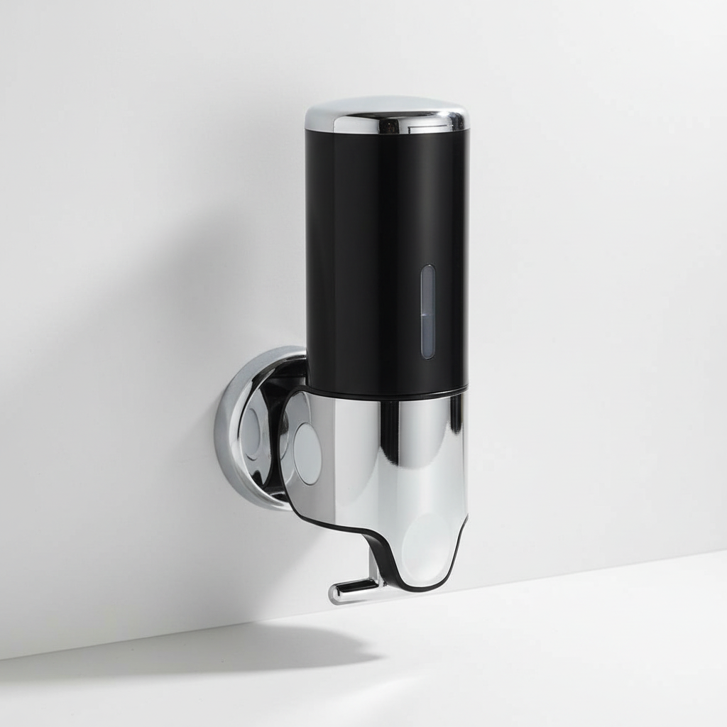 SoapGlide | Wall Mounted Soap Dispenser with Push-Button System | Space-Saving Design for Tidy Kitchens and Bathrooms 7