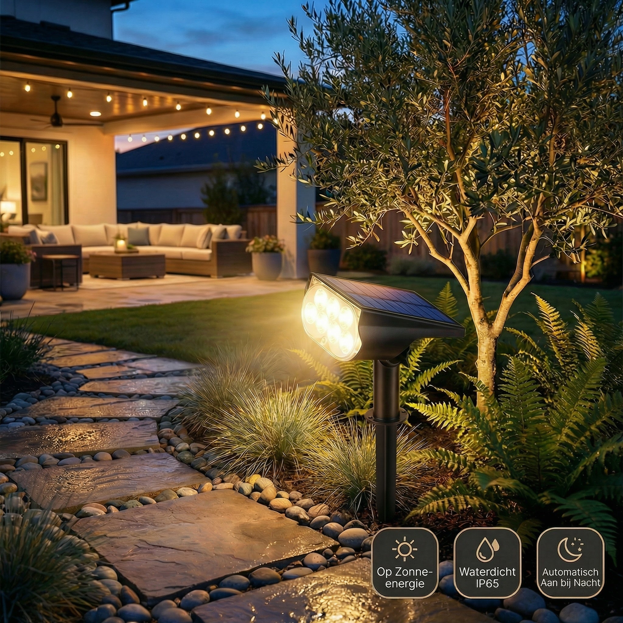 SolaraLight | Elegant Solar-Powered Garden Spotlight with Adjustable Beam 6