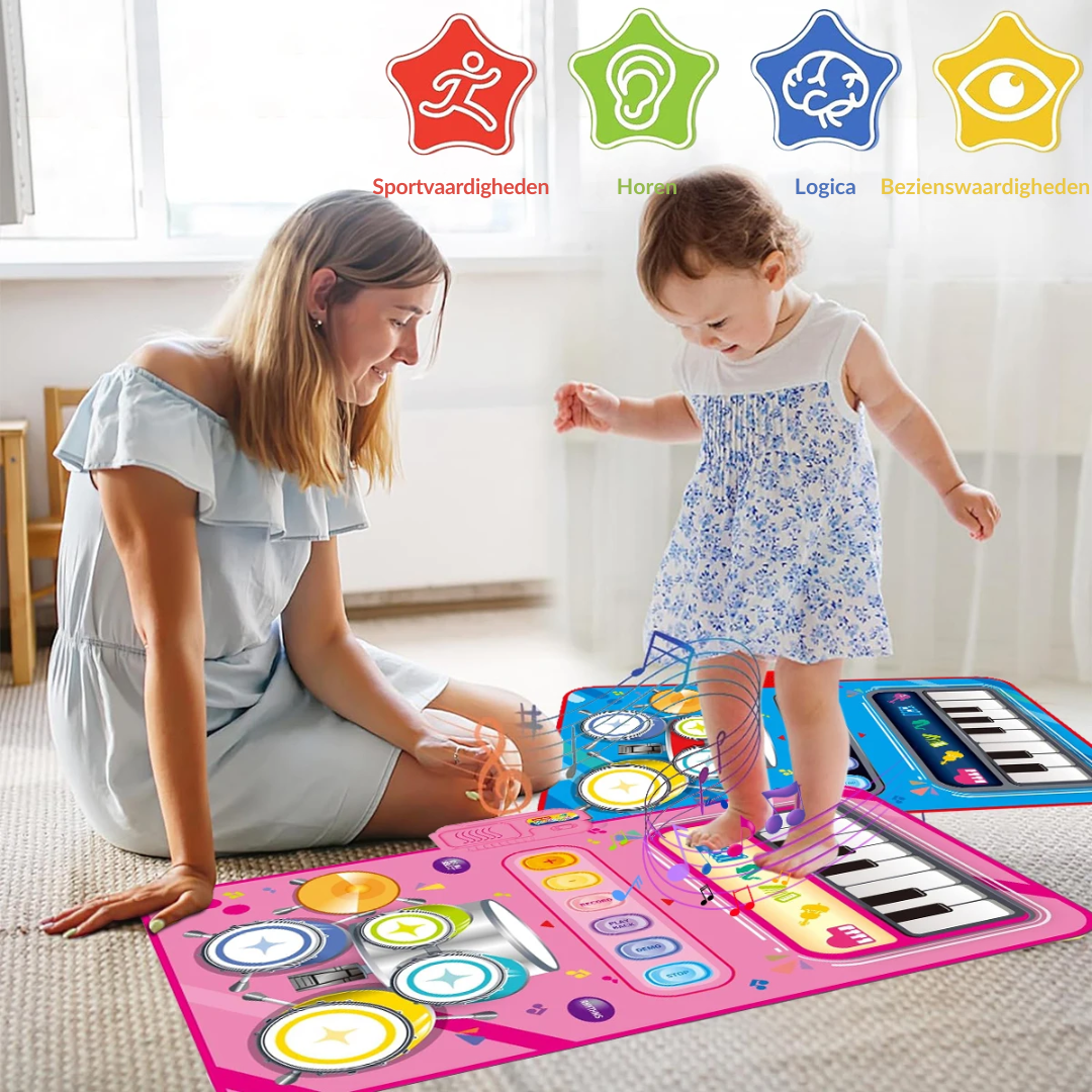 SoundPlay | Interactive Musical Play Mat with 5 Instruments | Portable Design for Creative Play 2