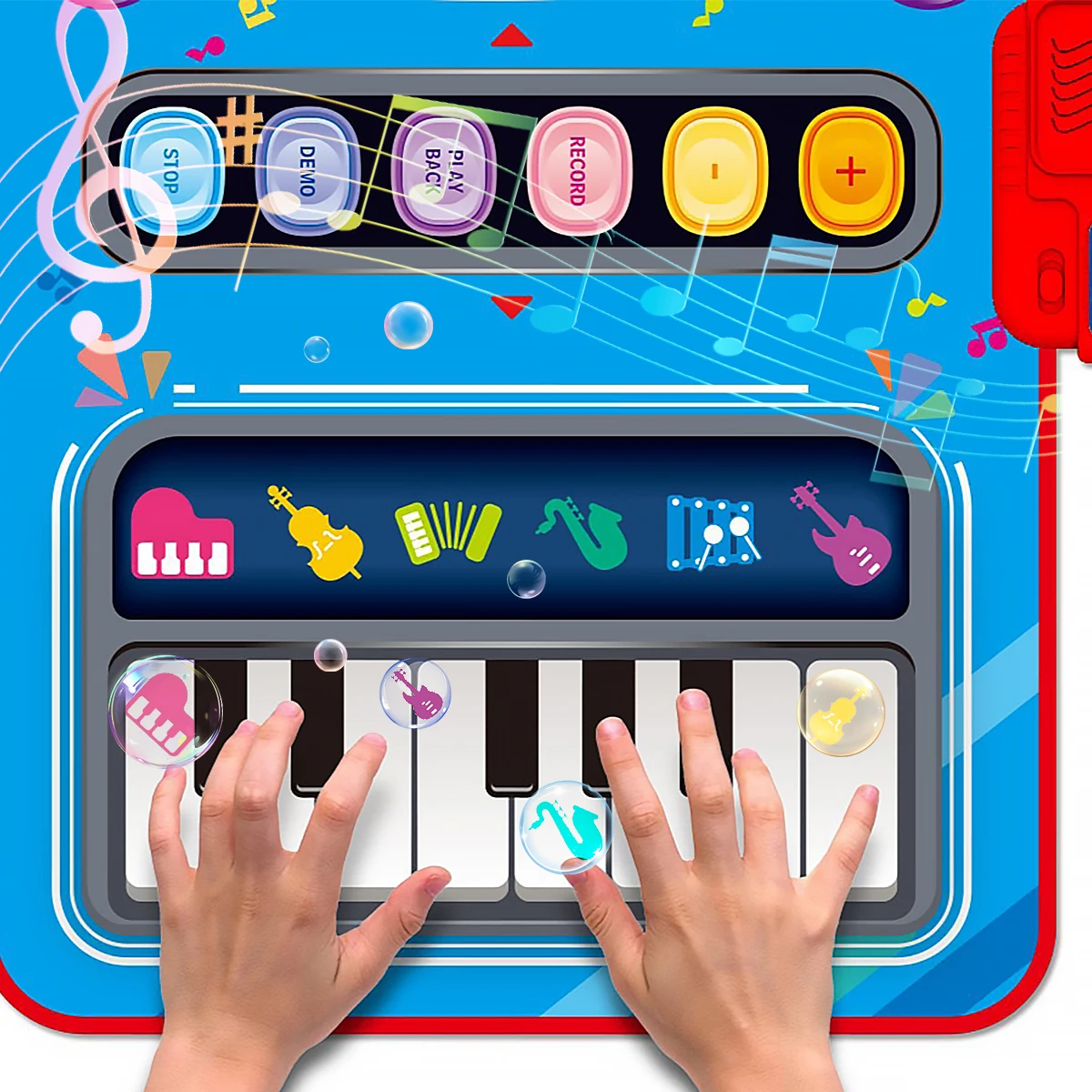 SoundPlay | Interactive Musical Play Mat with 5 Instruments | Portable Design for Creative Play 4