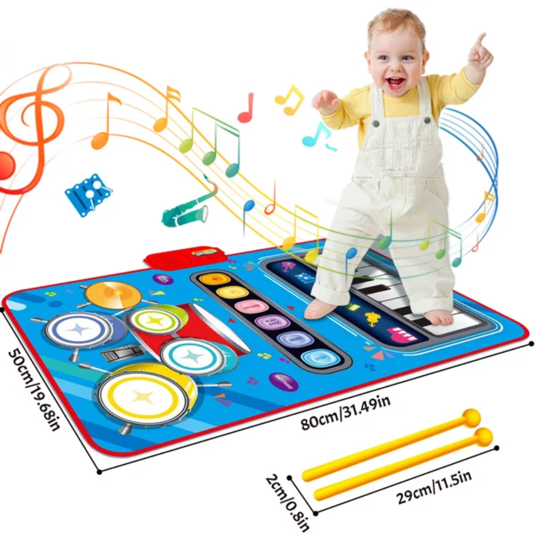 SoundPlay | Interactive Musical Play Mat with 5 Instruments | Portable Design for Creative Play 5