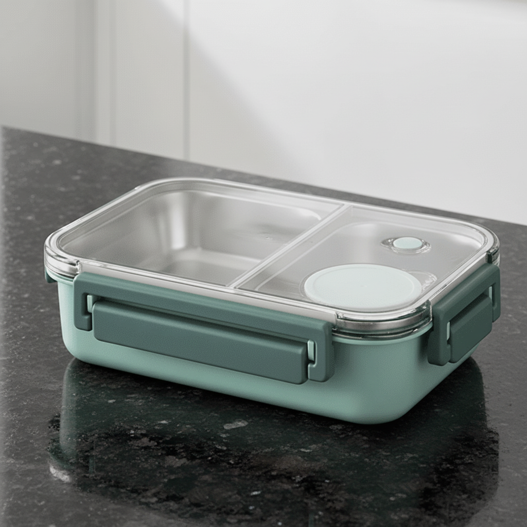 Stainless Steel Insulated Container with Effective Insulation | Compact Design for Hot Meals on the Go 0