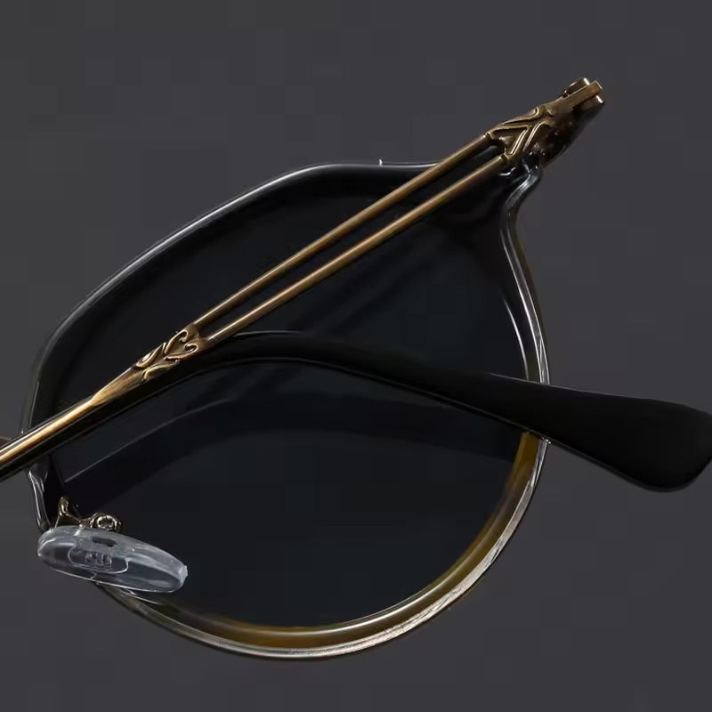 Stylish Metal Sunglasses - Lightweight UV Protection Shades for All-Day Comfort 3