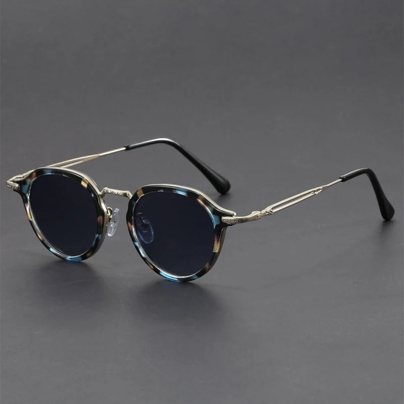 Stylish Metal Sunglasses - Lightweight UV Protection Shades for All-Day Comfort 5