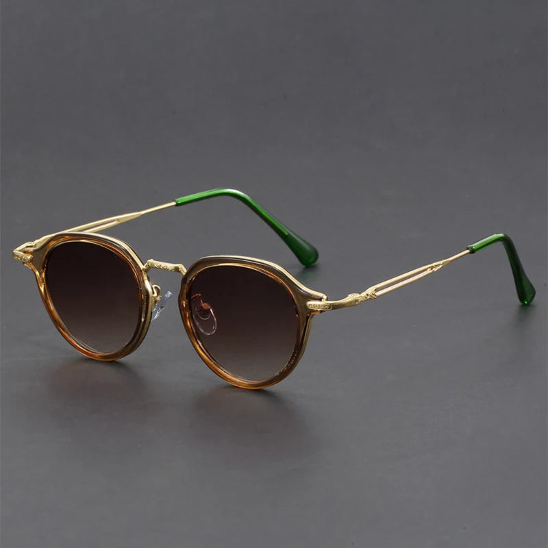 Stylish Metal Sunglasses - Lightweight UV Protection Shades for All-Day Comfort 6