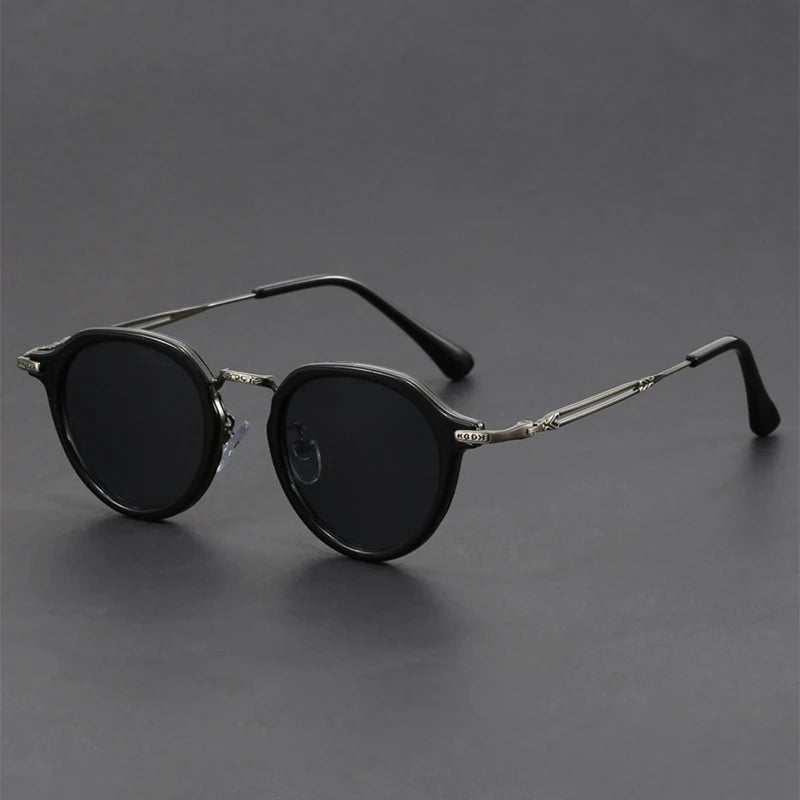 Stylish Metal Sunglasses - Lightweight UV Protection Shades for All-Day Comfort 8