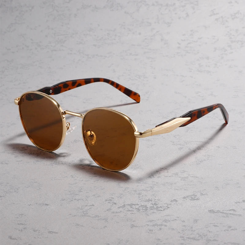 Stylish Premium Metal Alloy Sunglasses - UV Protection with Anti-Reflective Lenses for Elegant Everyday Wear 0