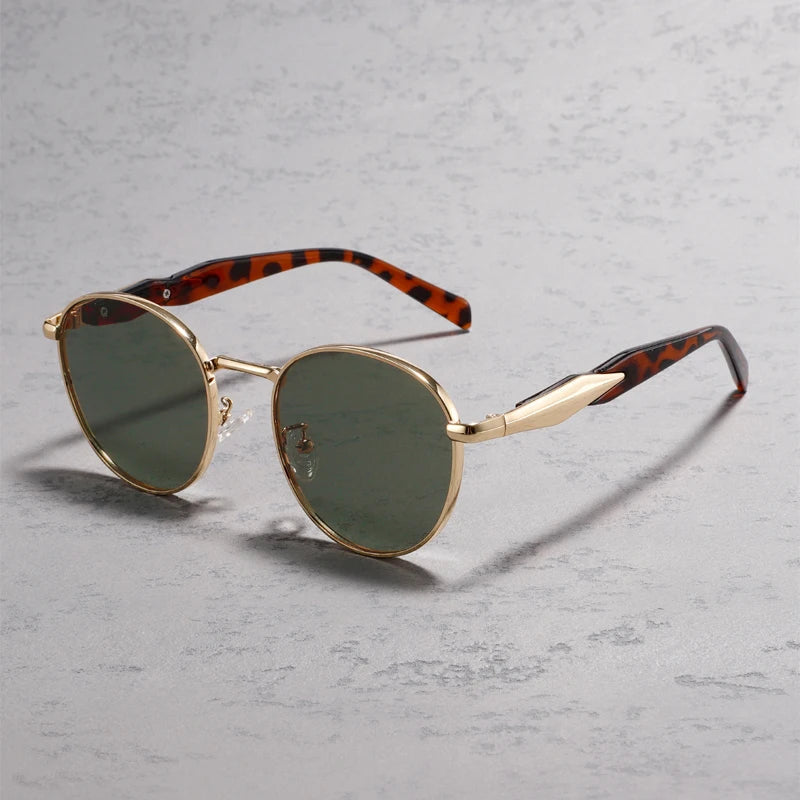 Stylish Premium Metal Alloy Sunglasses - UV Protection with Anti-Reflective Lenses for Elegant Everyday Wear 1