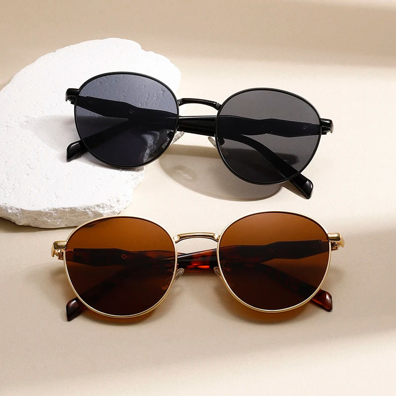 Stylish Premium Metal Alloy Sunglasses - UV Protection with Anti-Reflective Lenses for Elegant Everyday Wear 5