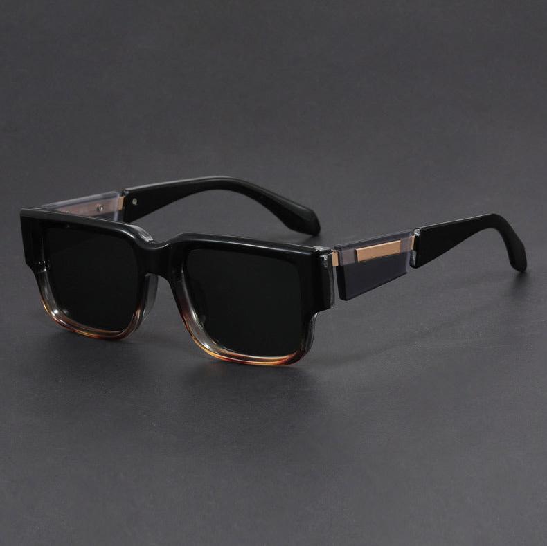 Stylish Square Frame Sunglasses - UV Protection with Anti-Glare Lenses for Clear Vision 2