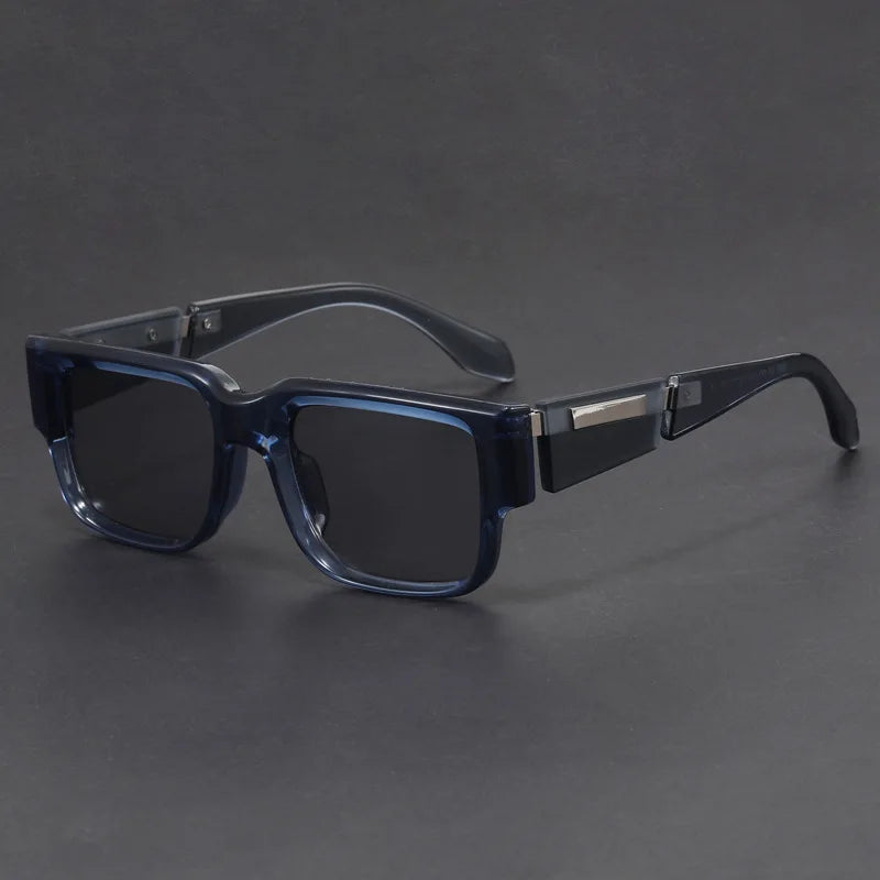 Stylish Square Frame Sunglasses - UV Protection with Anti-Glare Lenses for Clear Vision 6