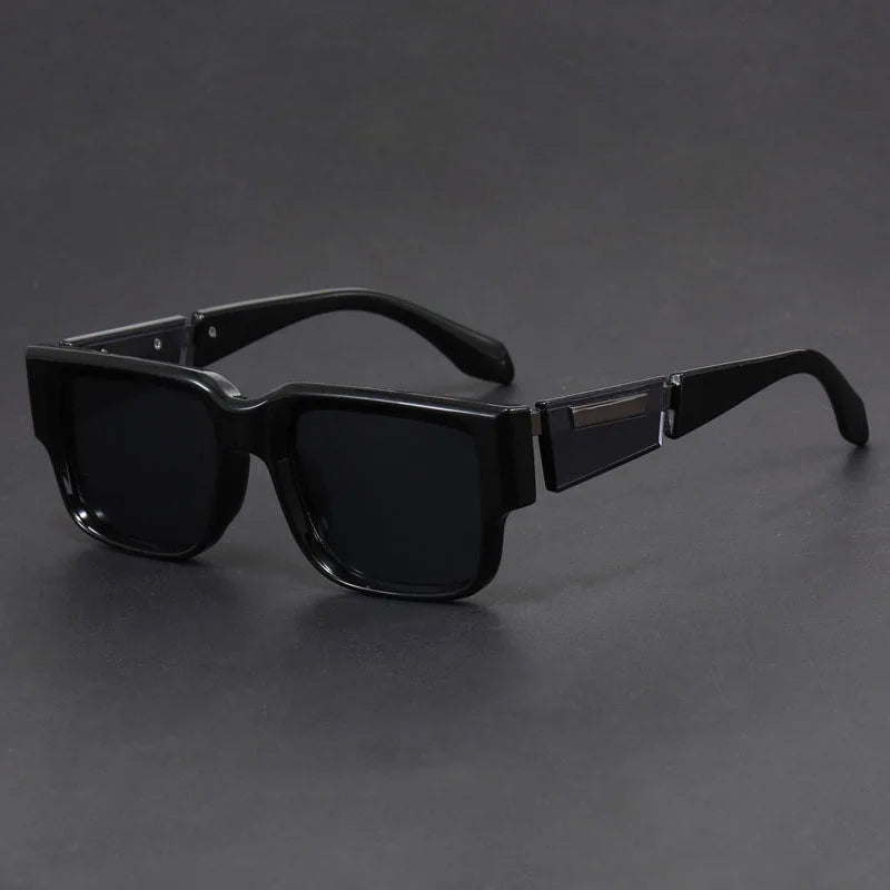 Stylish Square Frame Sunglasses - UV Protection with Anti-Glare Lenses for Clear Vision 8