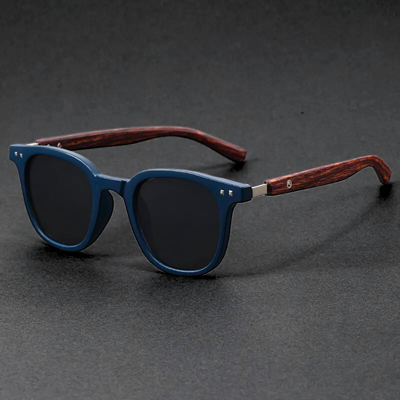 Stylish Sunglasses with Wooden Arms - Lightweight Acetate Frames for Modern Comfort 2