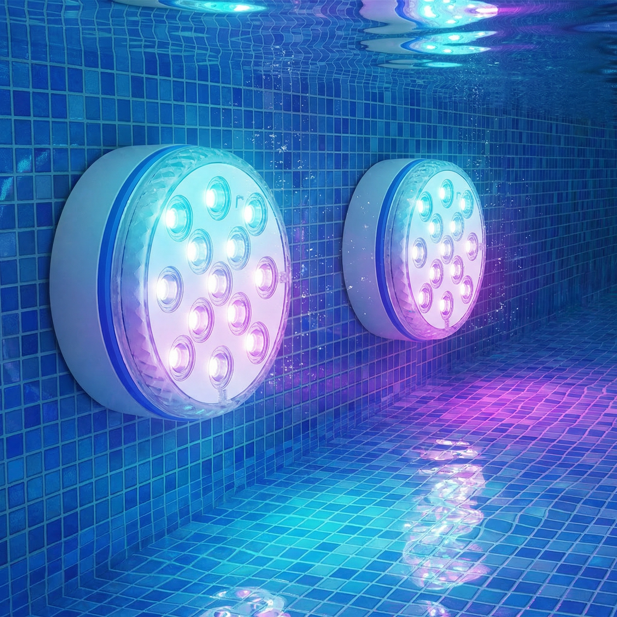 Submersible LED Pool Light with RGB Colors & Remote Control for Relaxing Ambiance 2
