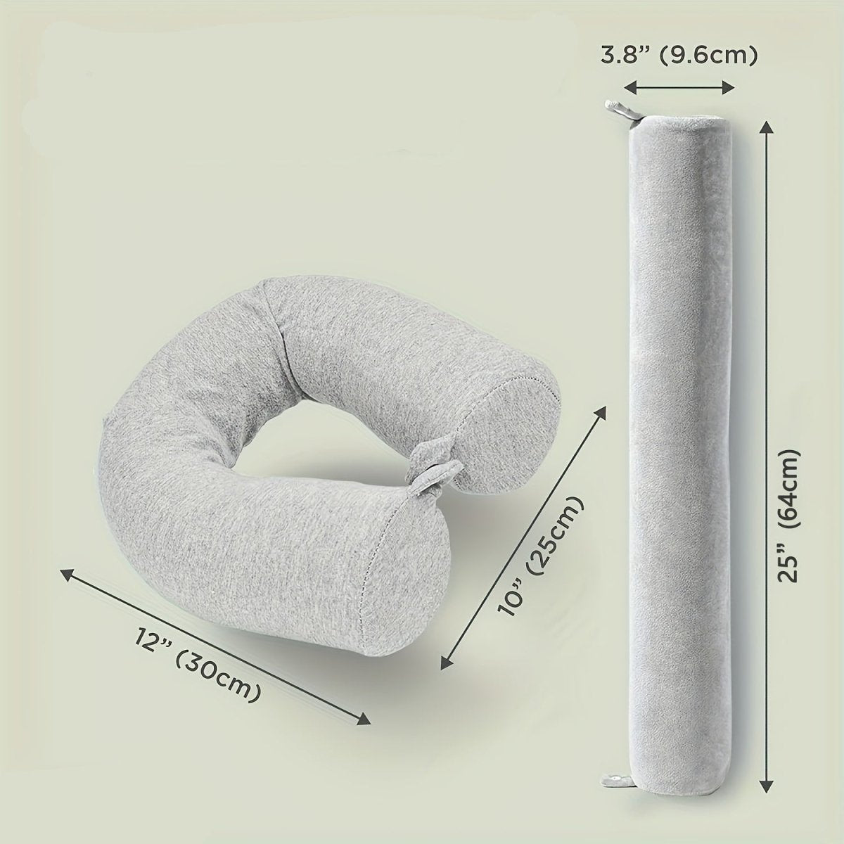 Travel Comfort | Ergonomic Memory Foam Pillow with Portable Design | Ideal for Relaxing Journeys 5